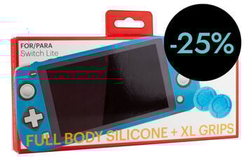 Switch Lite Funda Silicona + Grips