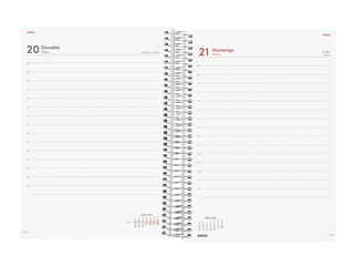 Agenda Finocam Year D&iacute;a P&aacute;gina 2027 Catal&aacute;n Rojo