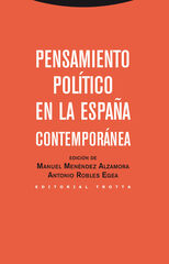 Pensamiento político en la España contemporánea Pensamiento político en la España contemporánea