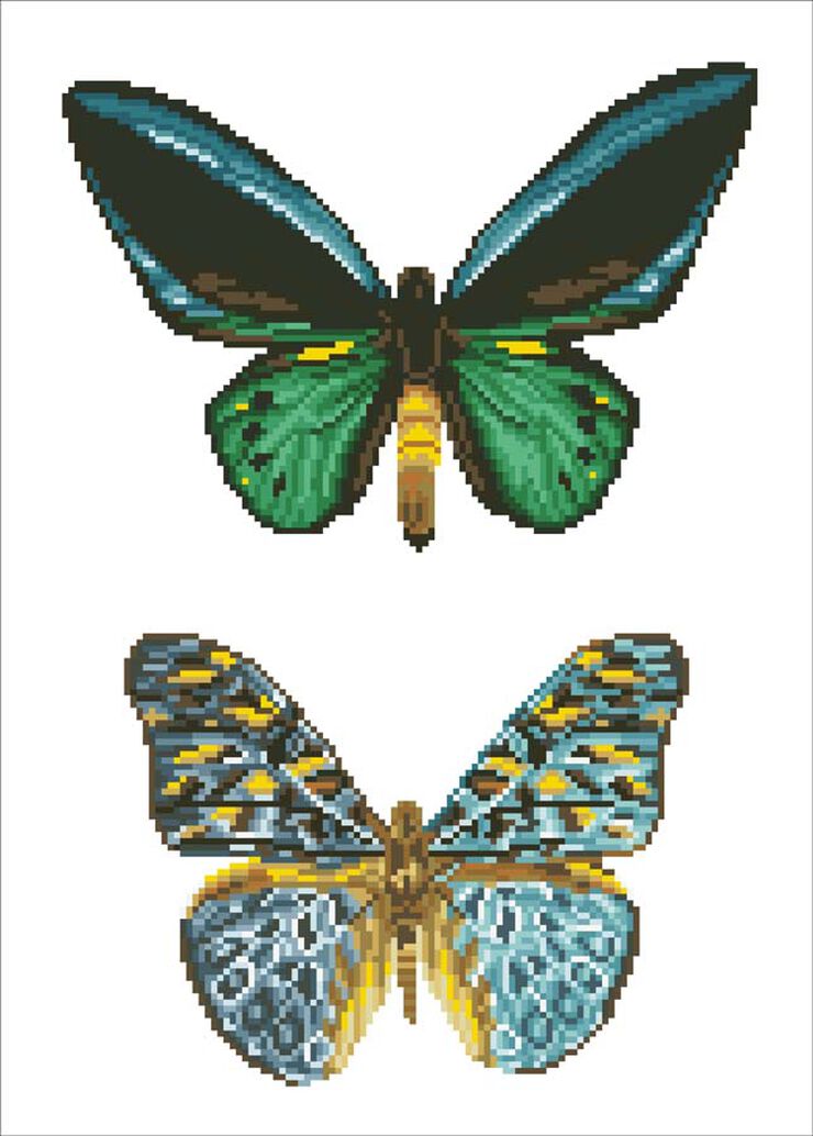 Diamond Dotz Antique Butterflies