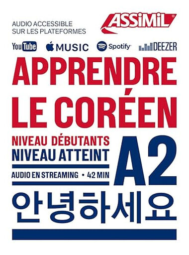 Apprendre le cor&eacute;en : niveau d&eacute;butants, niveau atteint A2