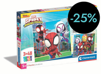 Puzle 3 X 48 peces Spidey i Amics