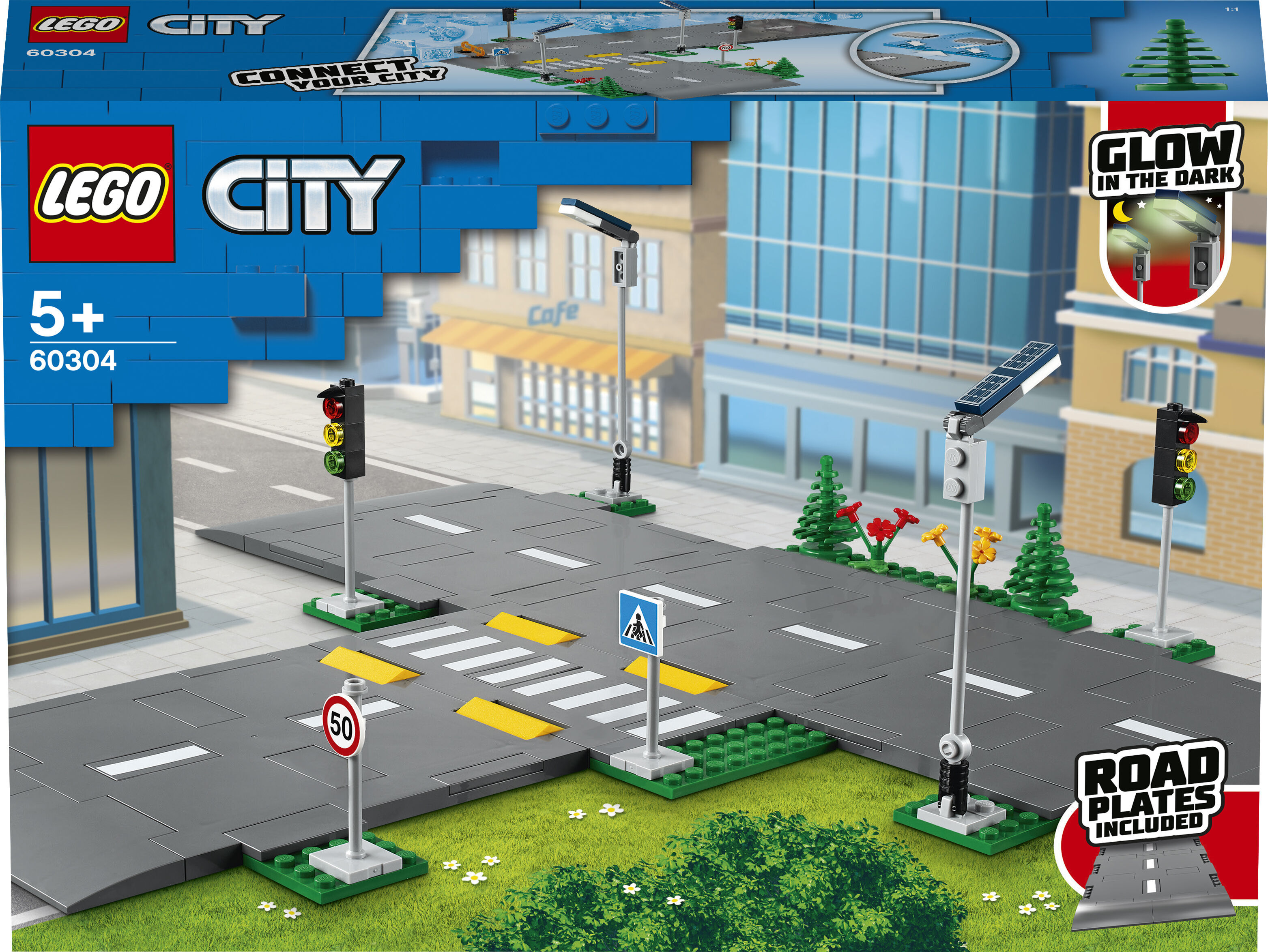 LEGO&reg; City Town Plaques de Carretera 60304