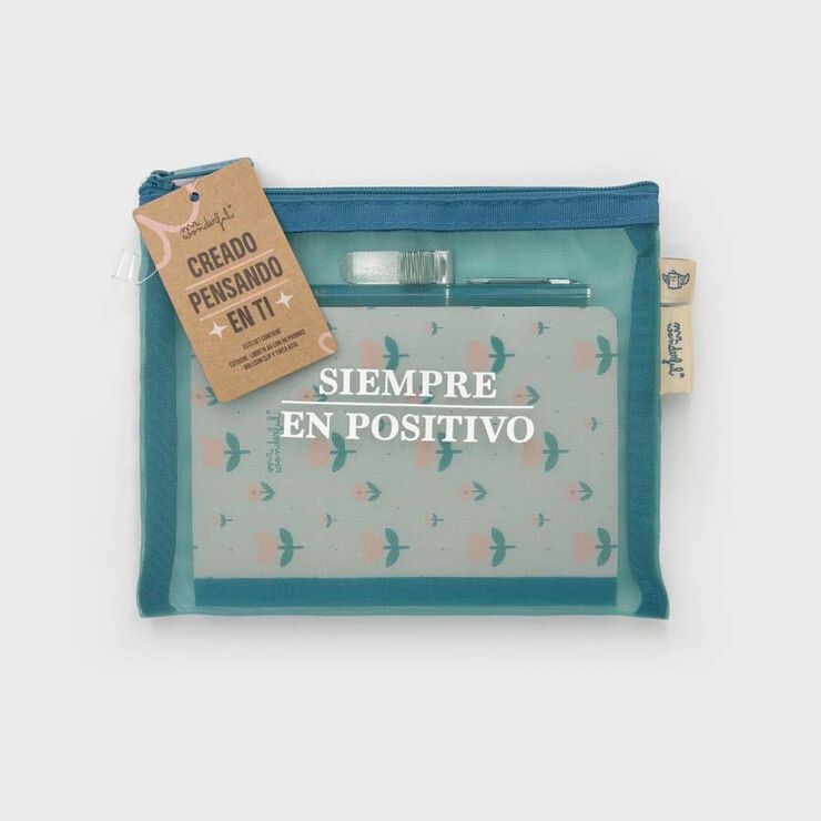 Set de escritura Mr.Wonderful Siempre en positivo