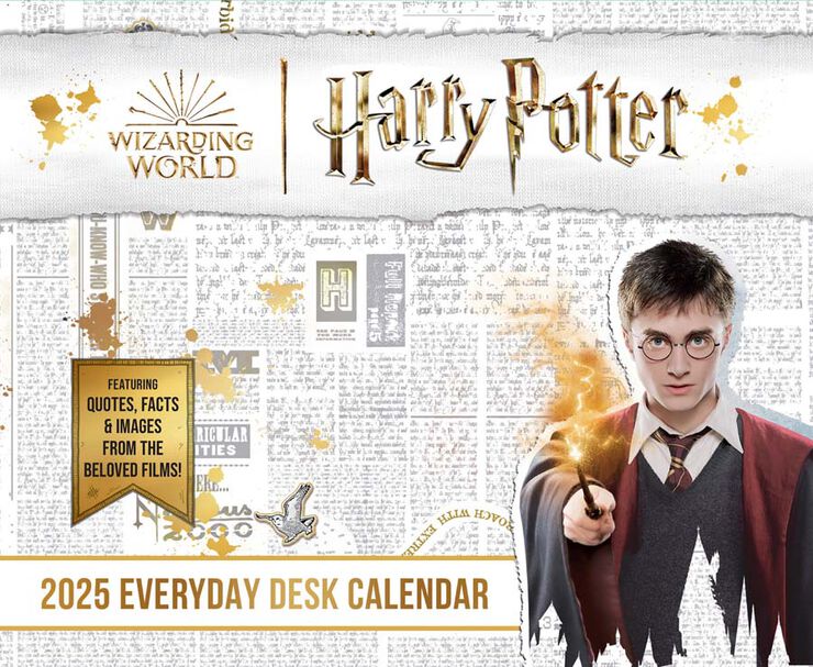 Calendari Taula mes/vista 2025 30x30cm Harry Potter