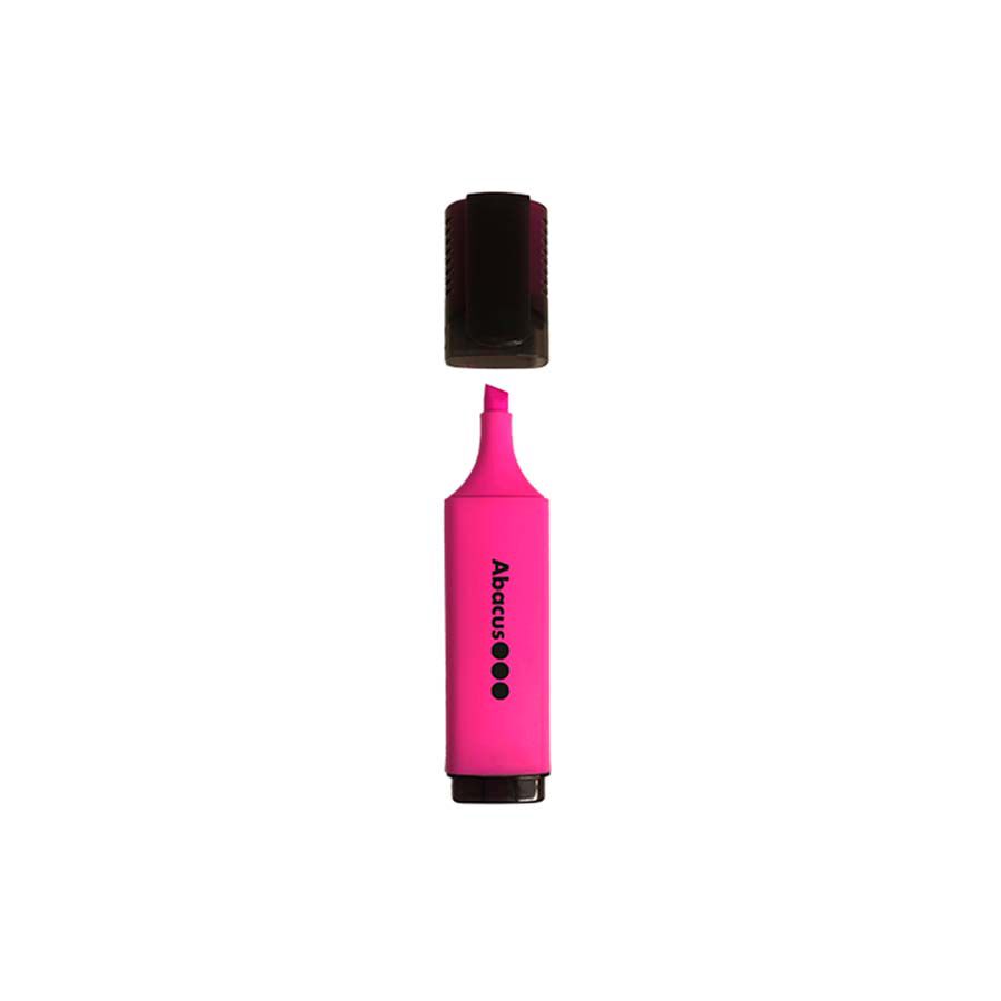 Marcador fluorescente Abacus rosa