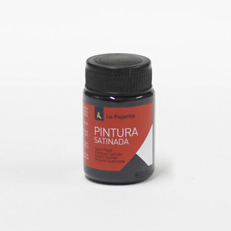Pintura satinada La Pajarita 35ml negro