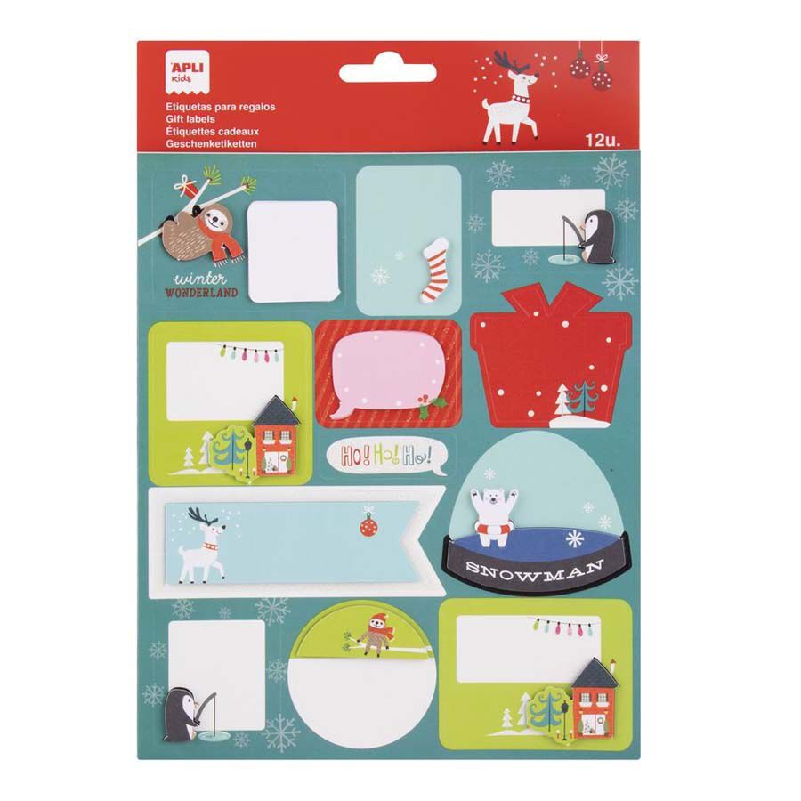 Stickers 3D Apli Navidad Bola de nieve