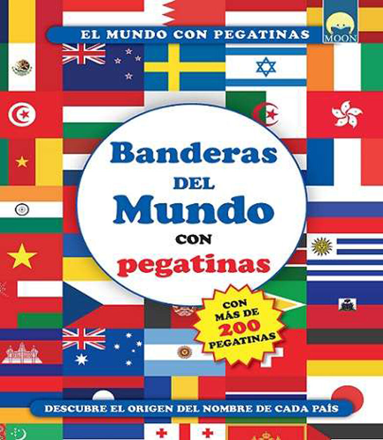 Banderas del mundo con pegatinas