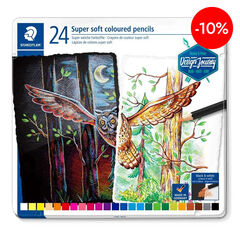 L&aacute;piz Staedtler Super Soft 24 colores