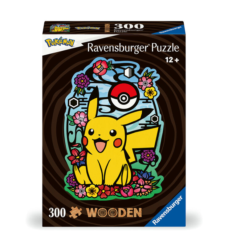 Puzle 300 peces Fusta - Pikachu