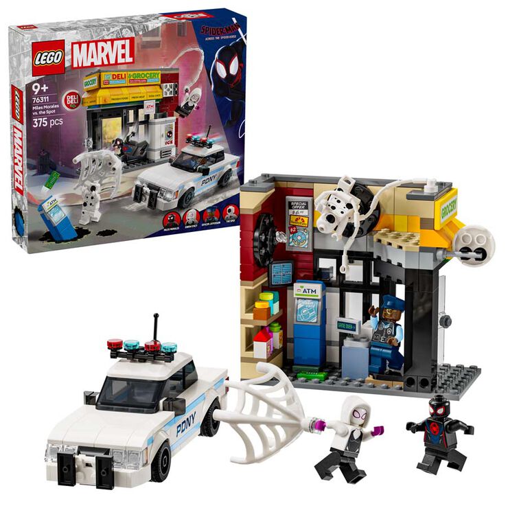 LEGO® Super Herois Multivers Aràcnid: Miles Morales vs. Taca 76311