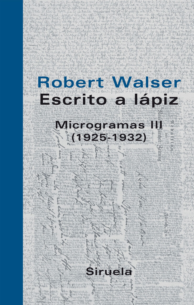 Escrito a lápiz microgramas III (1925-19