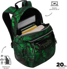 Mochila Totto Rayol Jhony Jungle