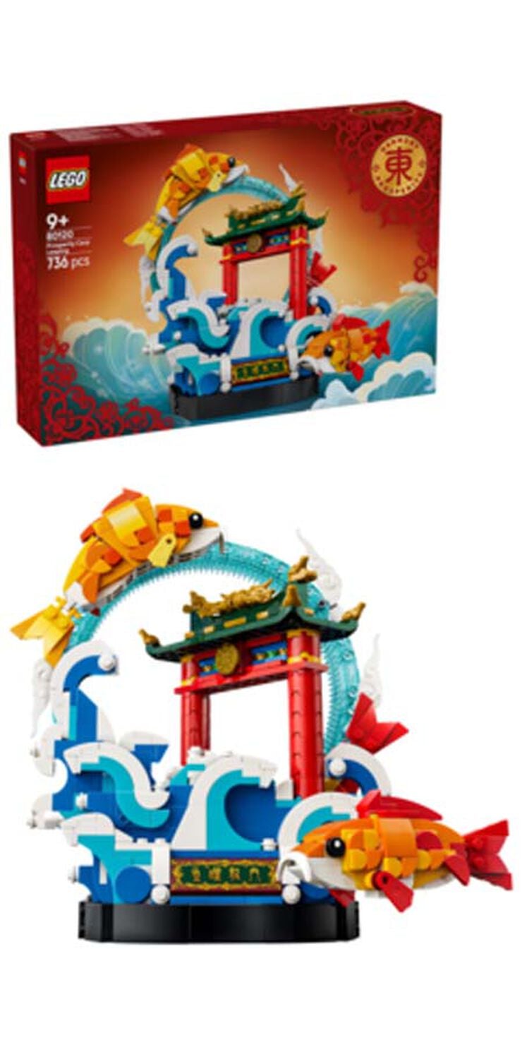 LEGO&reg; Chinese Festivals Carpa de la Prosperidad Saltando 80120