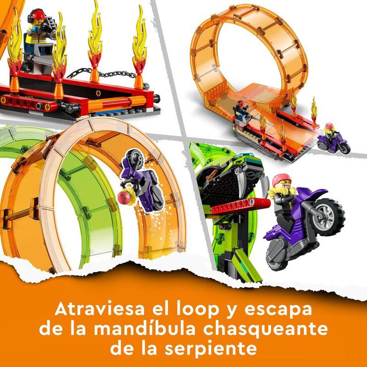 LEGO® City Stuntz Pista Acrobática con Doble Rizo 60339