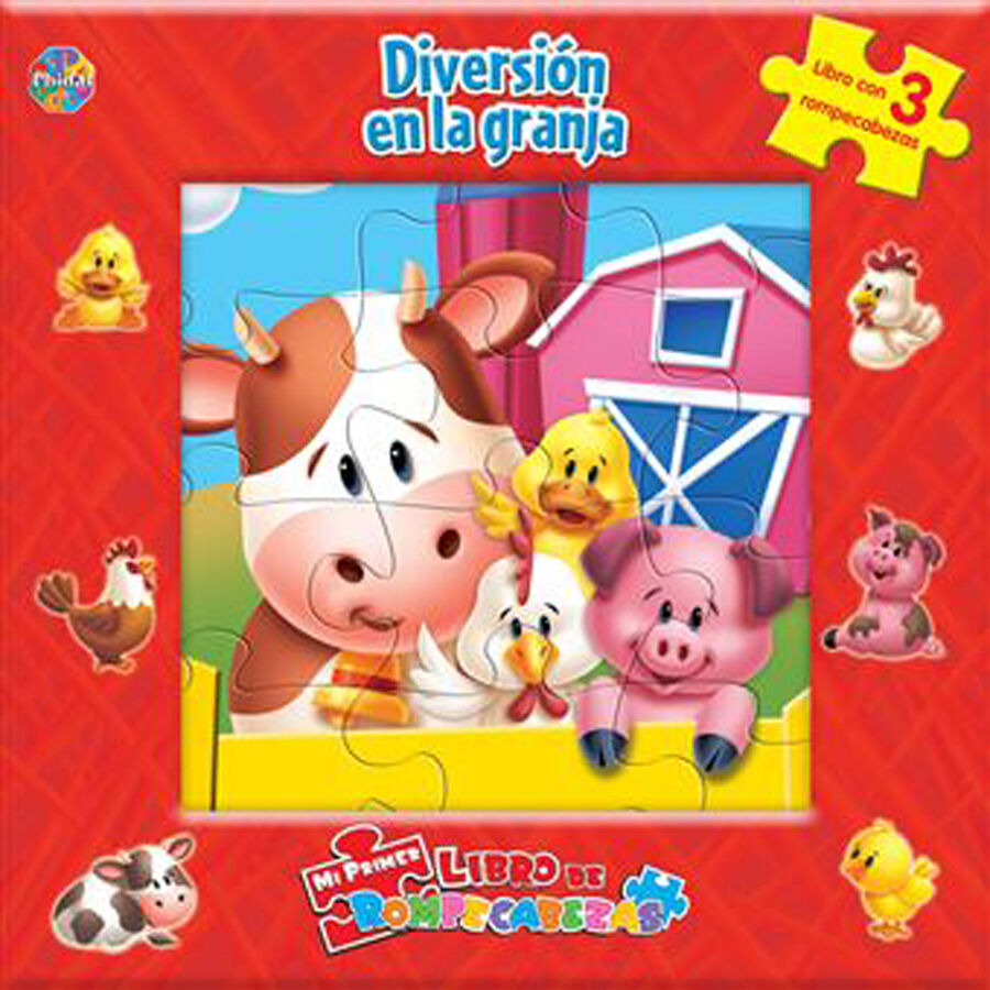 Diversi&oacute;n en la granja (Libro + 3 puzzles)