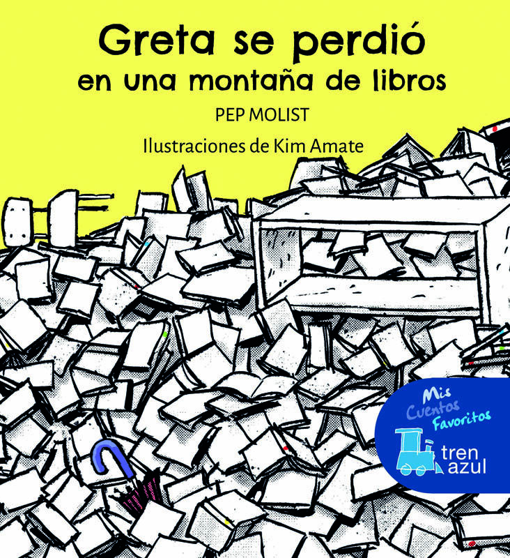 Greta se perdi&oacute; en una monta&ntilde;a de libros