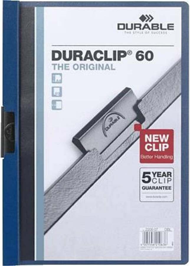 Dossier Duraclip A4 60 fulls blau