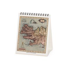Calendario mesa Legami 12X14 2024 Vintage Maps