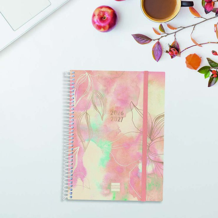 Agenda Finocam Esp.18M E10 Sem/Vista Multiling&uuml;e 2026-27 Pretty