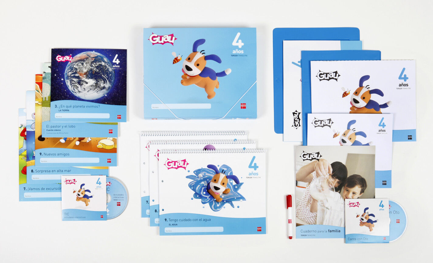 3ER TRIMESTRE GUAU P4 SM 9788467554212