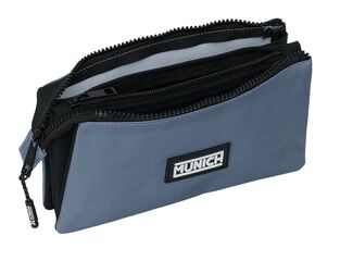 Estuche triple Munich gris