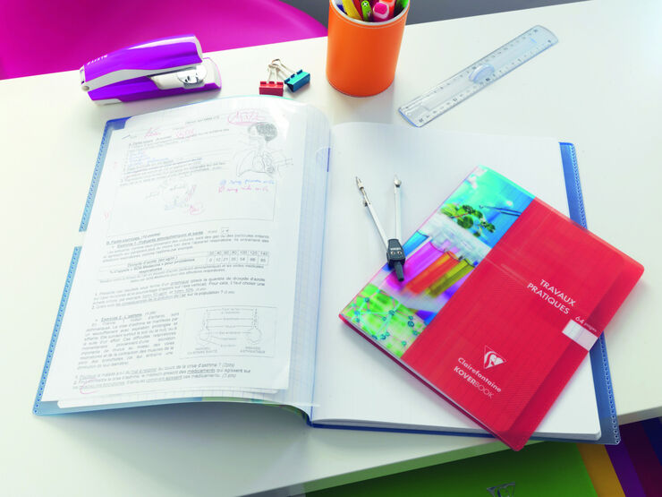 Funda Pp Transparente 8 colores 24x32 32 hojas