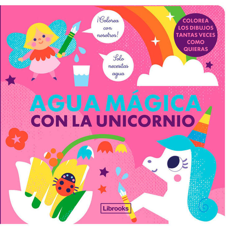 Agua mágica con la unicornio