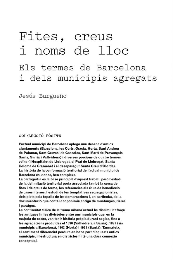 Fites, creus i noms de lloc