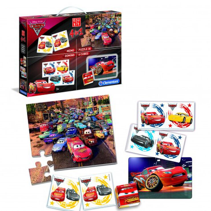 Set de joc Cars Cars3 4 en 1 Set de joc Cars Cars3 4 en 1