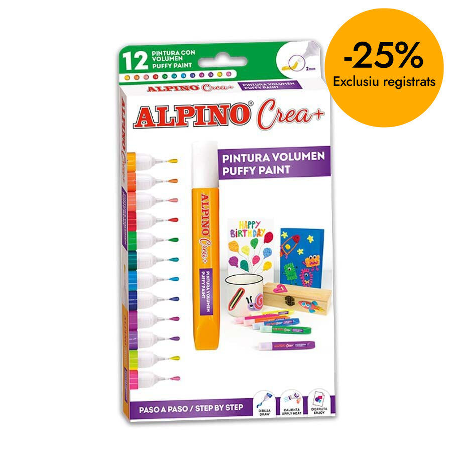 Pintura 3D Alpino Crea 12 colors