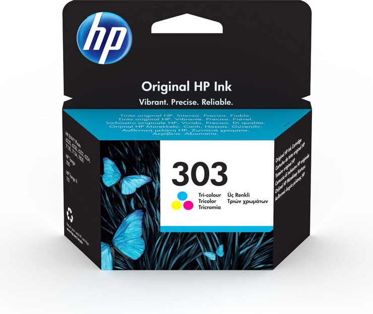 Cartucho original HP 303 tricolor - T6N01AE