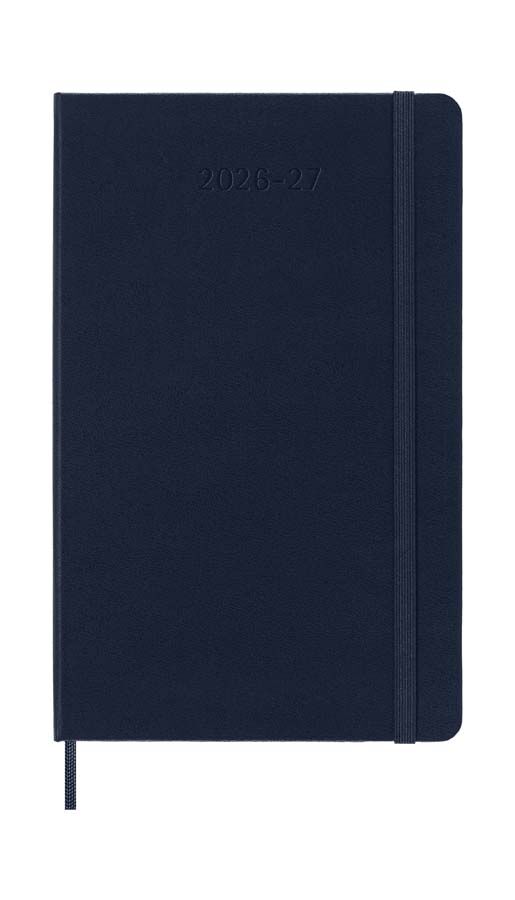 Agenda Moleskine 18 meses d&iacute;a/p&aacute;g L tapa dura azul
