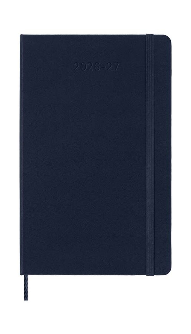 Agenda Moleskine 18 meses d&iacute;a/p&aacute;g L tapa dura azul