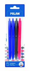 Bolígrafos Milan P1 Touch 3 colores 4u