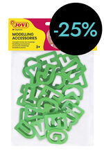 Moldes plastilina Jovi Letras Abecedario 26u