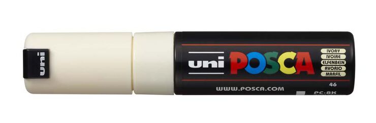 Rotulador Posca PC-8K marfil
