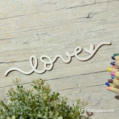 Paraula Fusta Stampam Love