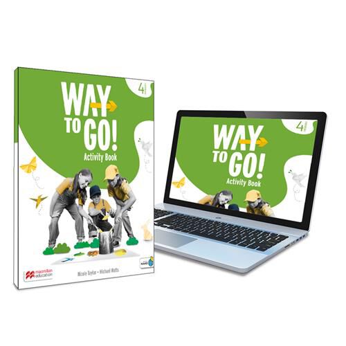 Way To Go! 4 Activity Book: Cuaderno De Actividades Impreso Con Acceso A La Versi&oacute;n Digital