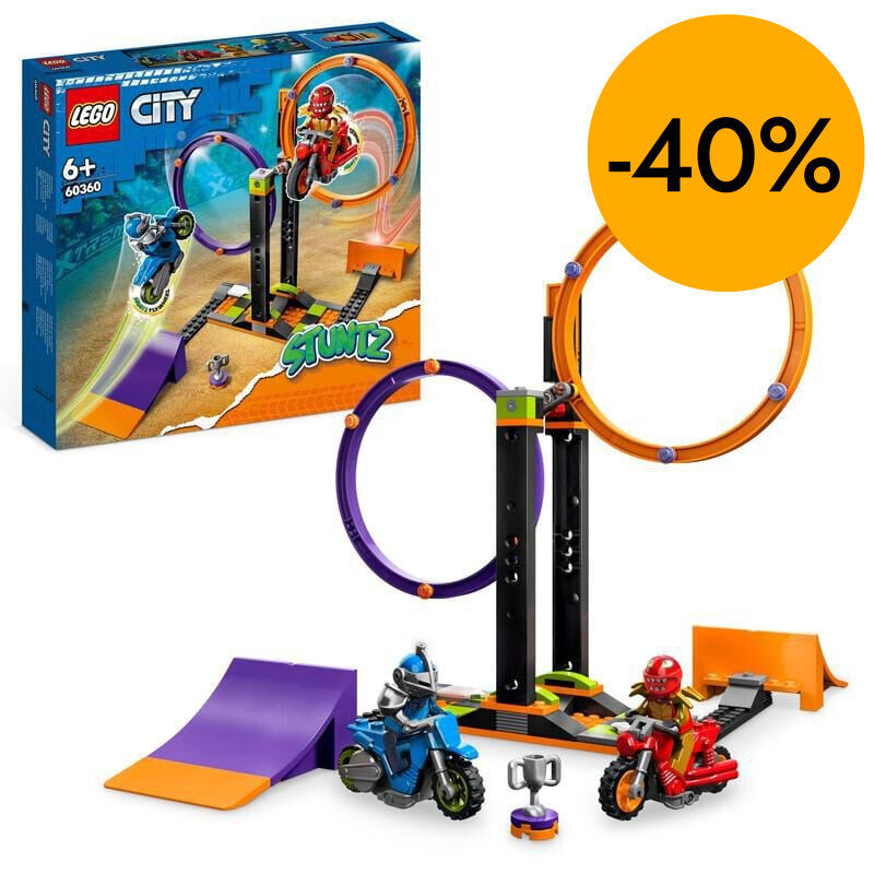 LEGO&reg; City Stuntz Desafiament Acrob&agrave;tic: Anells Giratoris 60360