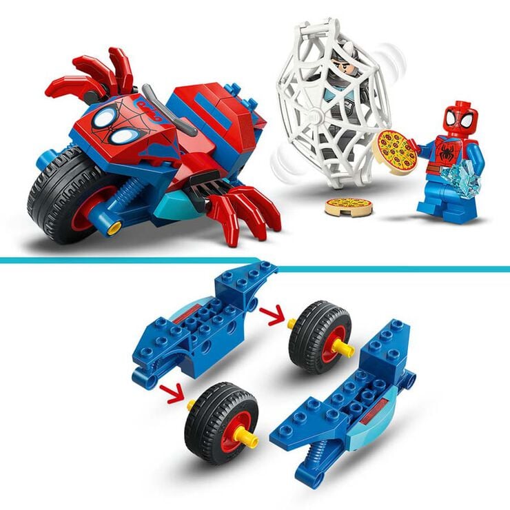 LEGO® Spidey Spidey amb la Moto vs. Rhino 11206
