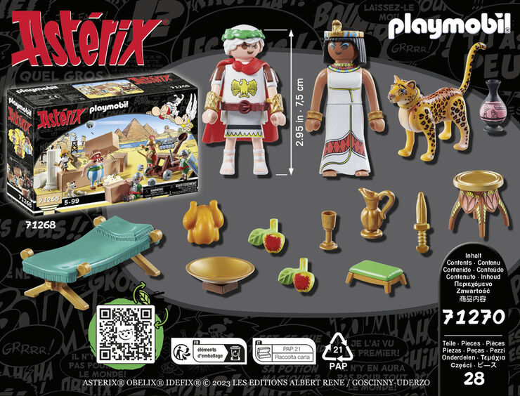 Playmobil Astérix César i Cleopatra 71270