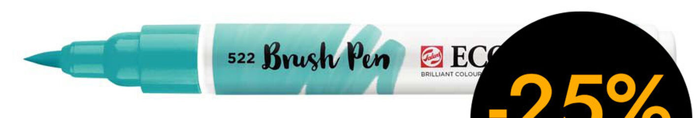 Rotulador Ecoline Brush Pen azul turquesa 522