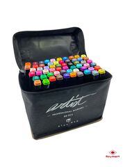Estuche 60 Rotuladores alcohol Roymart Artist