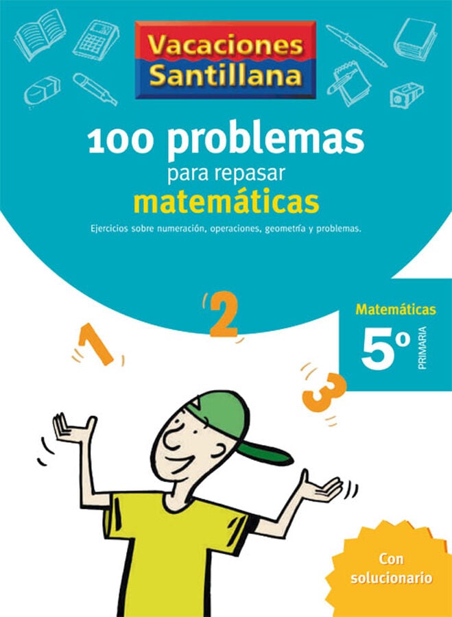100 problemas para repasar matem&aacute;ticas 5&ordm; Primaria