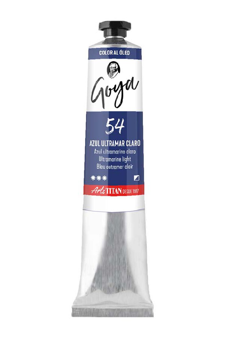 Pintura al óleo Goya 20ml azul ultramar claro