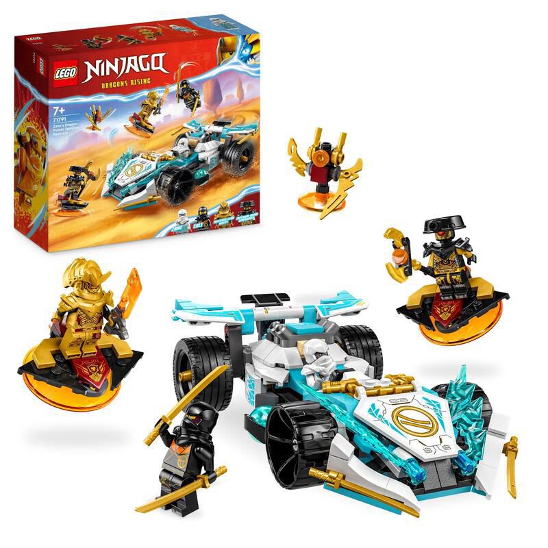 LEGO&reg; NINJAGO Cotxe de Carreres del Drac de Zane Power Spinjitzu 71791