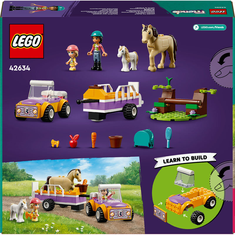 Lego friends sales remolque caballo