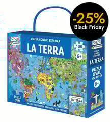 Libro y puzle La terra 100 piezas